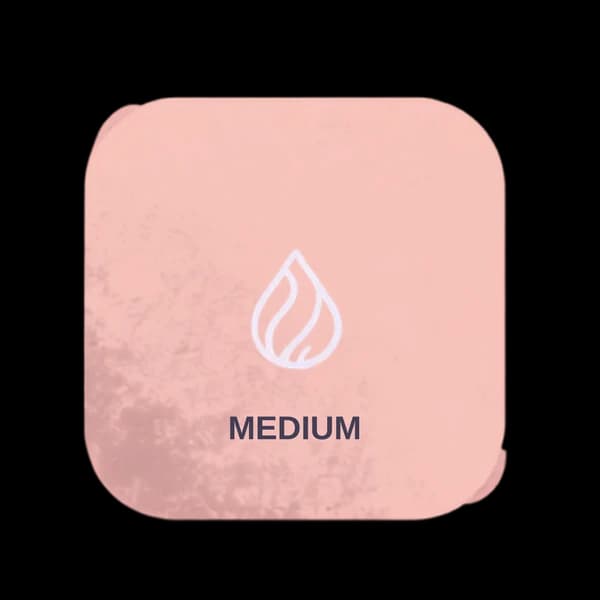 Medium level card with a water droplet icon